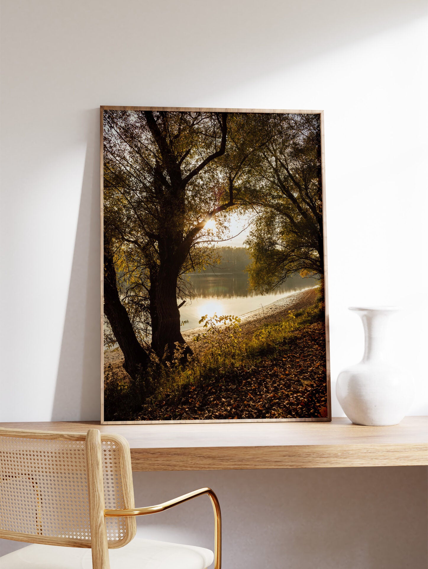 Lake Poster, Photographic Lake Print