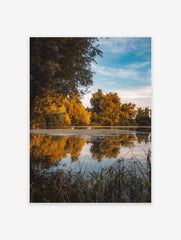 Lake Poster, Photographic Lake Print