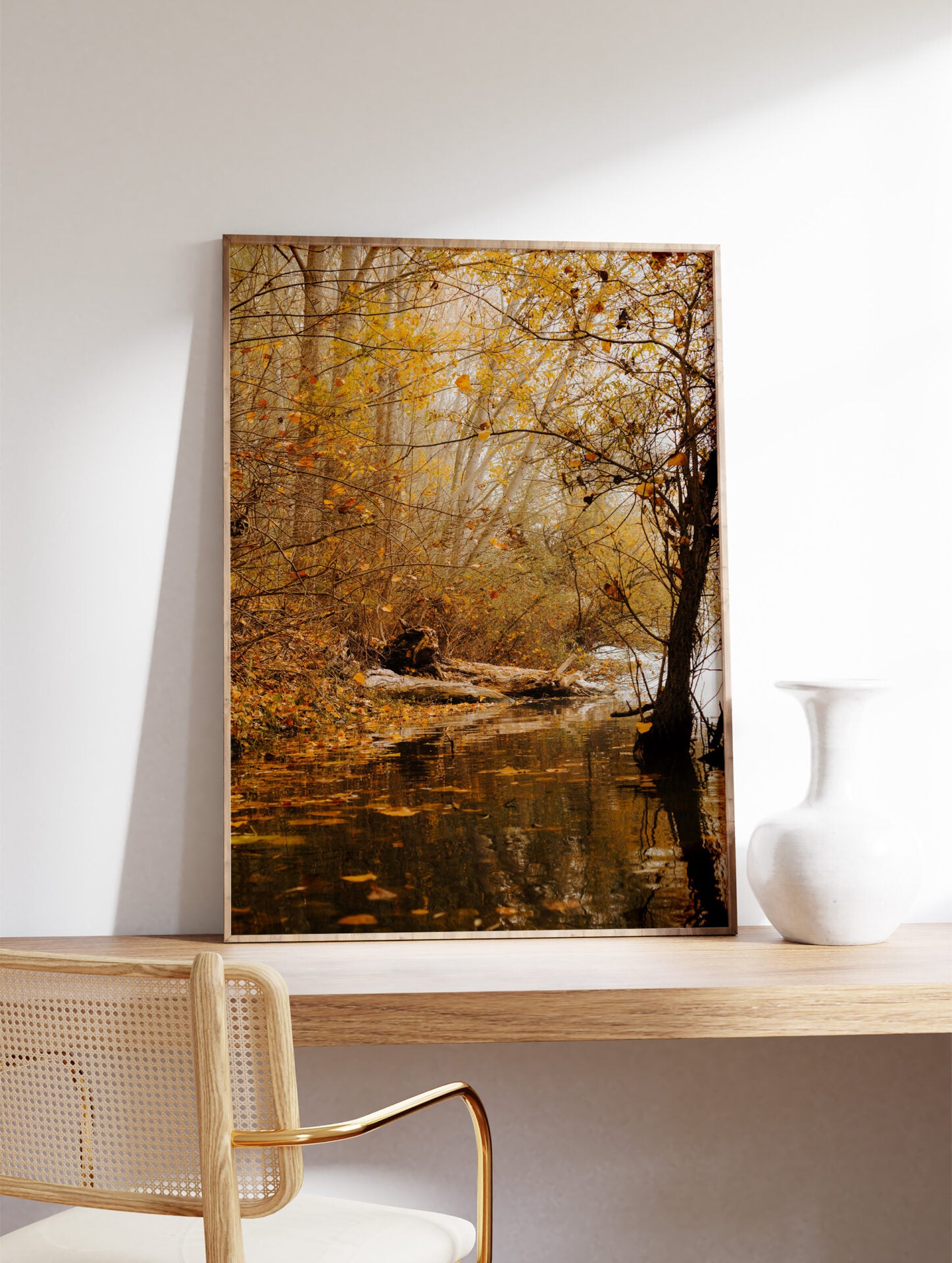 Lake Poster, Photographic Lake Print