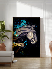 Horse Poster, Contemporary Horse Print