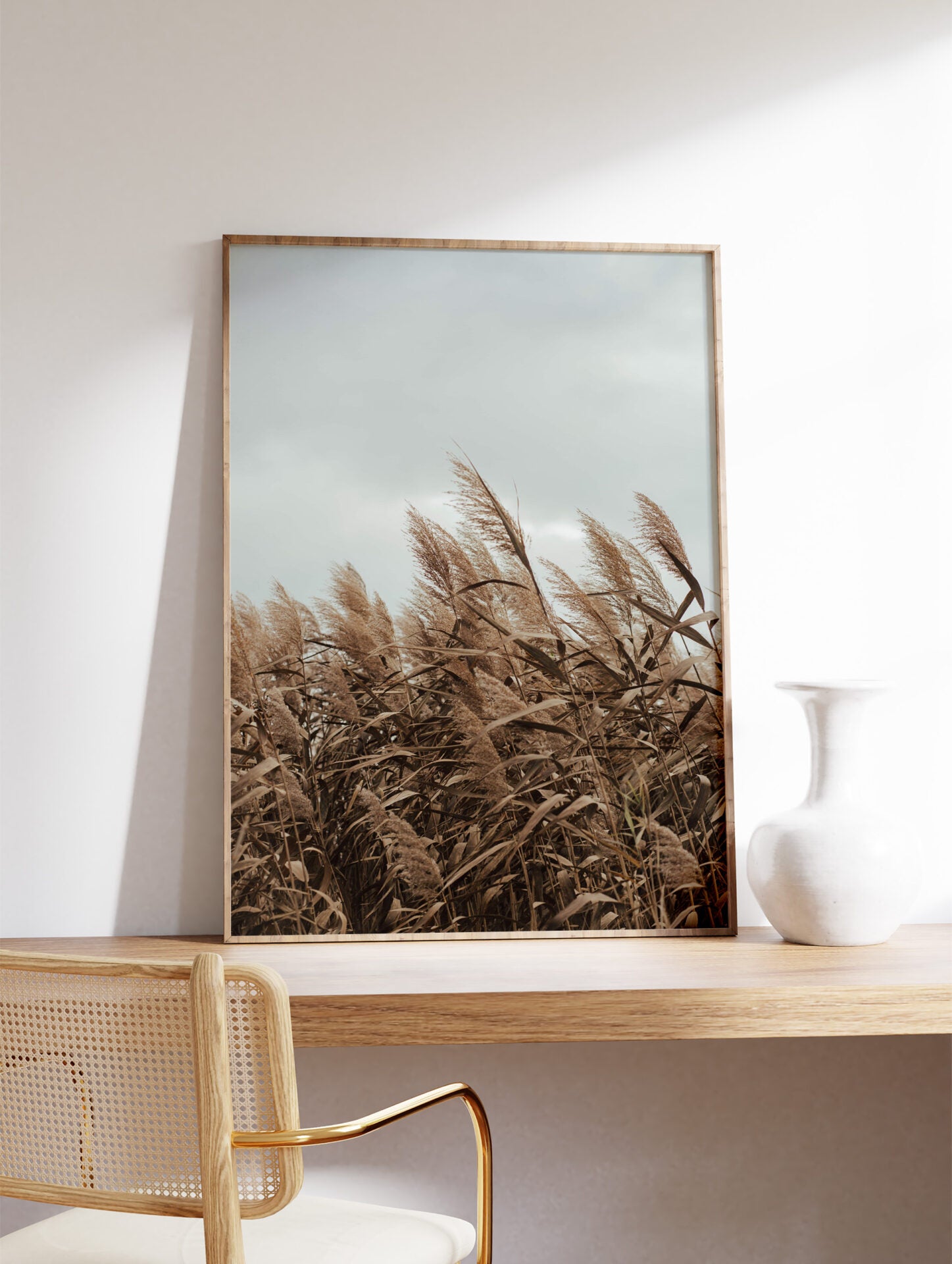 Field of Grain Poster, Photographic Field Print