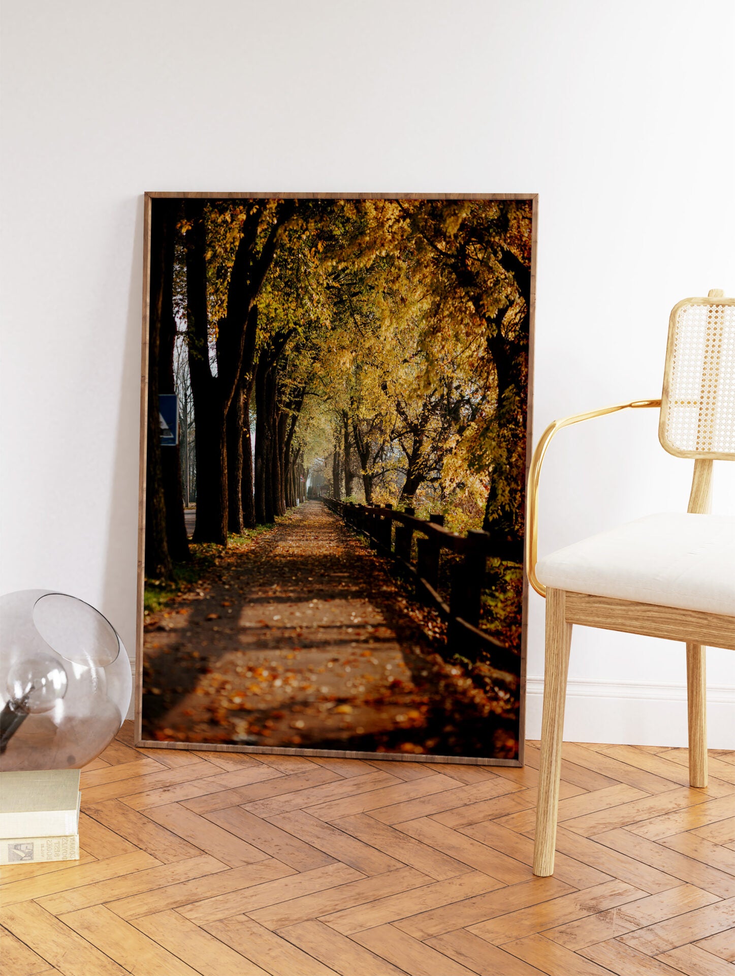 Autumn Season Poster, Autumn Forest Print