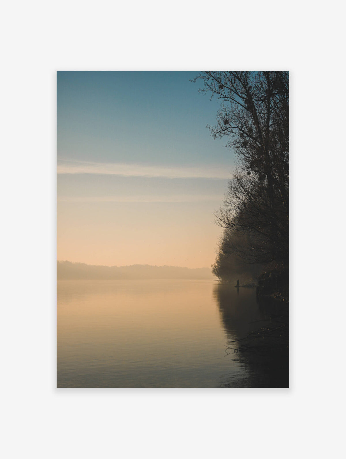 Lake Poster, Photographic Lake Print