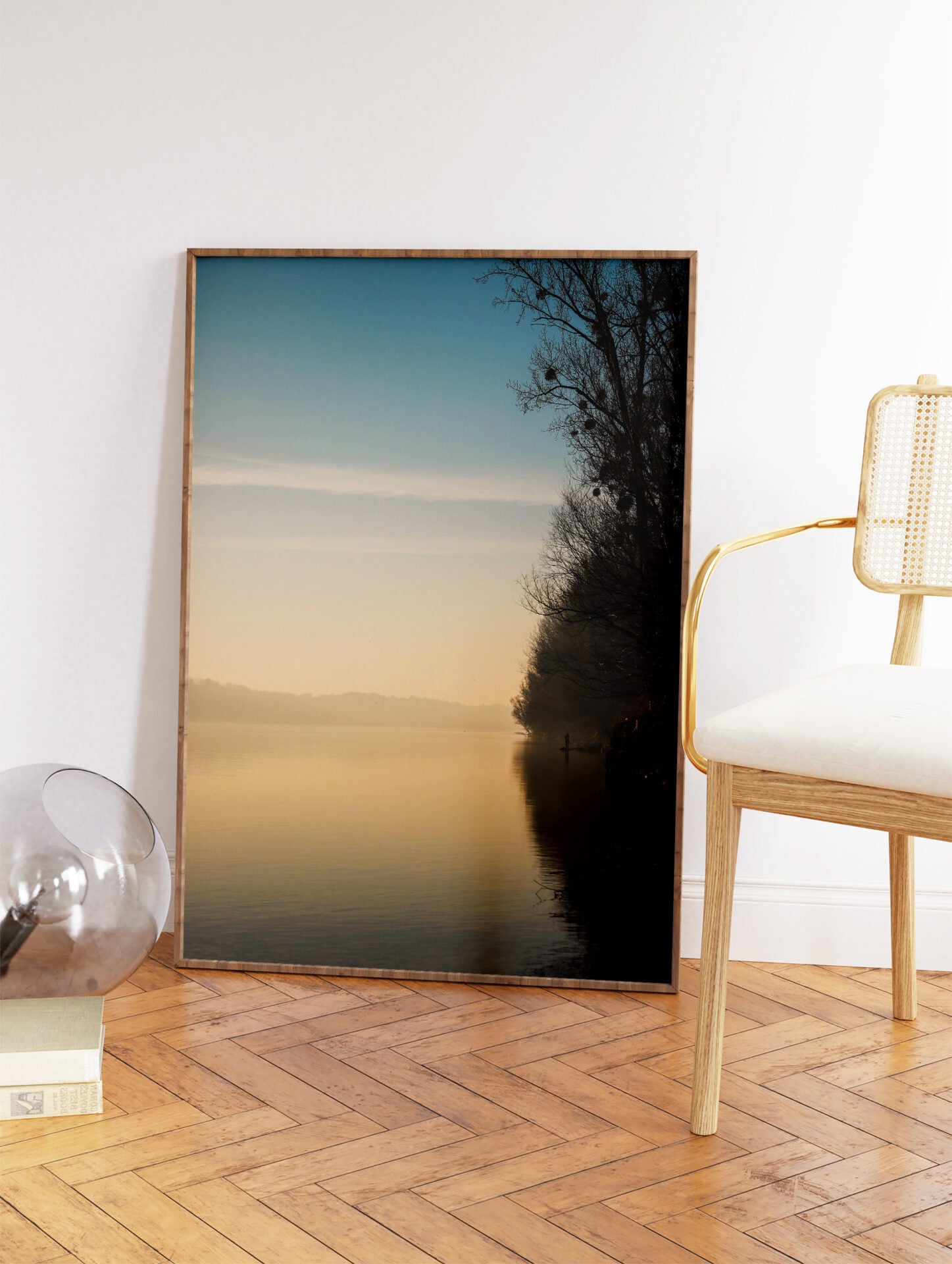 Lake Poster, Photographic Lake Print