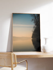 Lake Poster, Photographic Lake Print