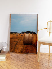 Farming Poster, Field Photo Print