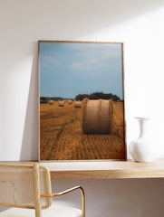 Farming Poster, Field Photo Print