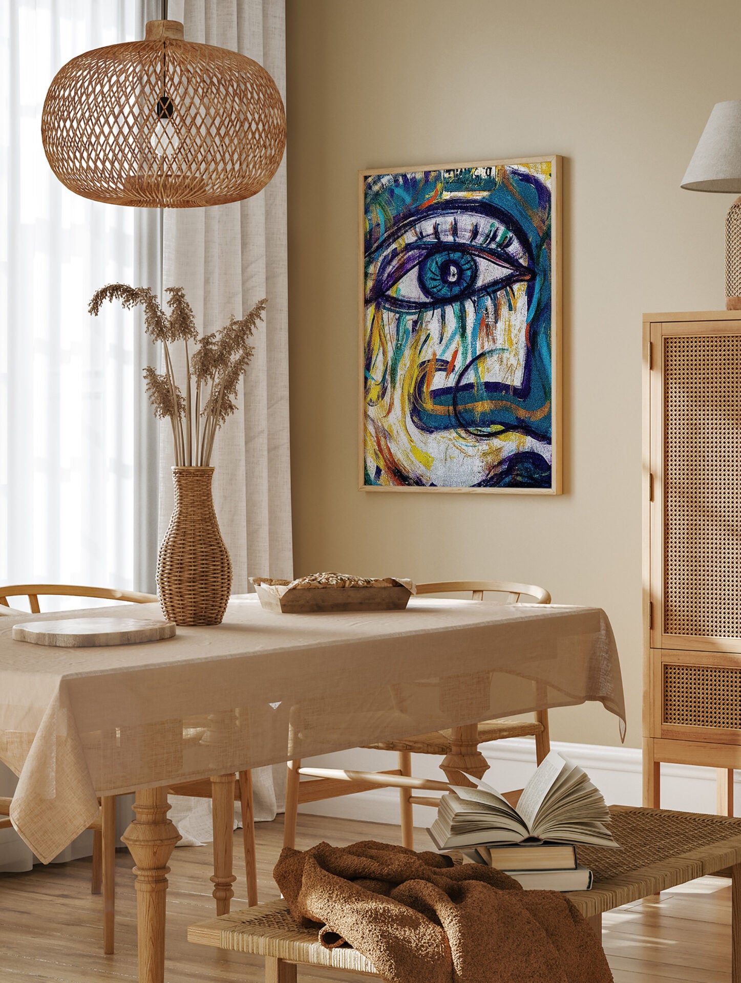 Abstract Eye Poster, Abstract Print