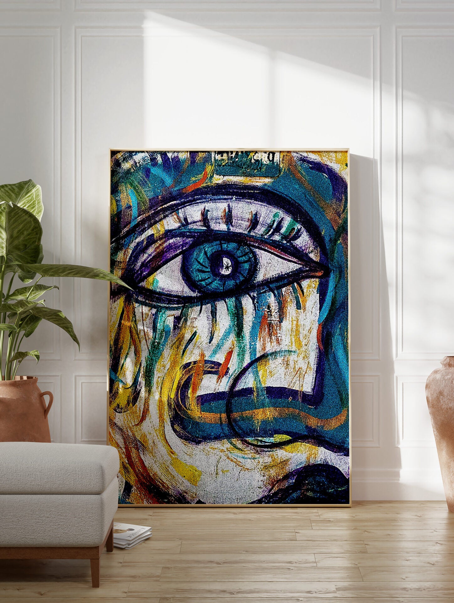 Abstract Eye Poster, Abstract Print