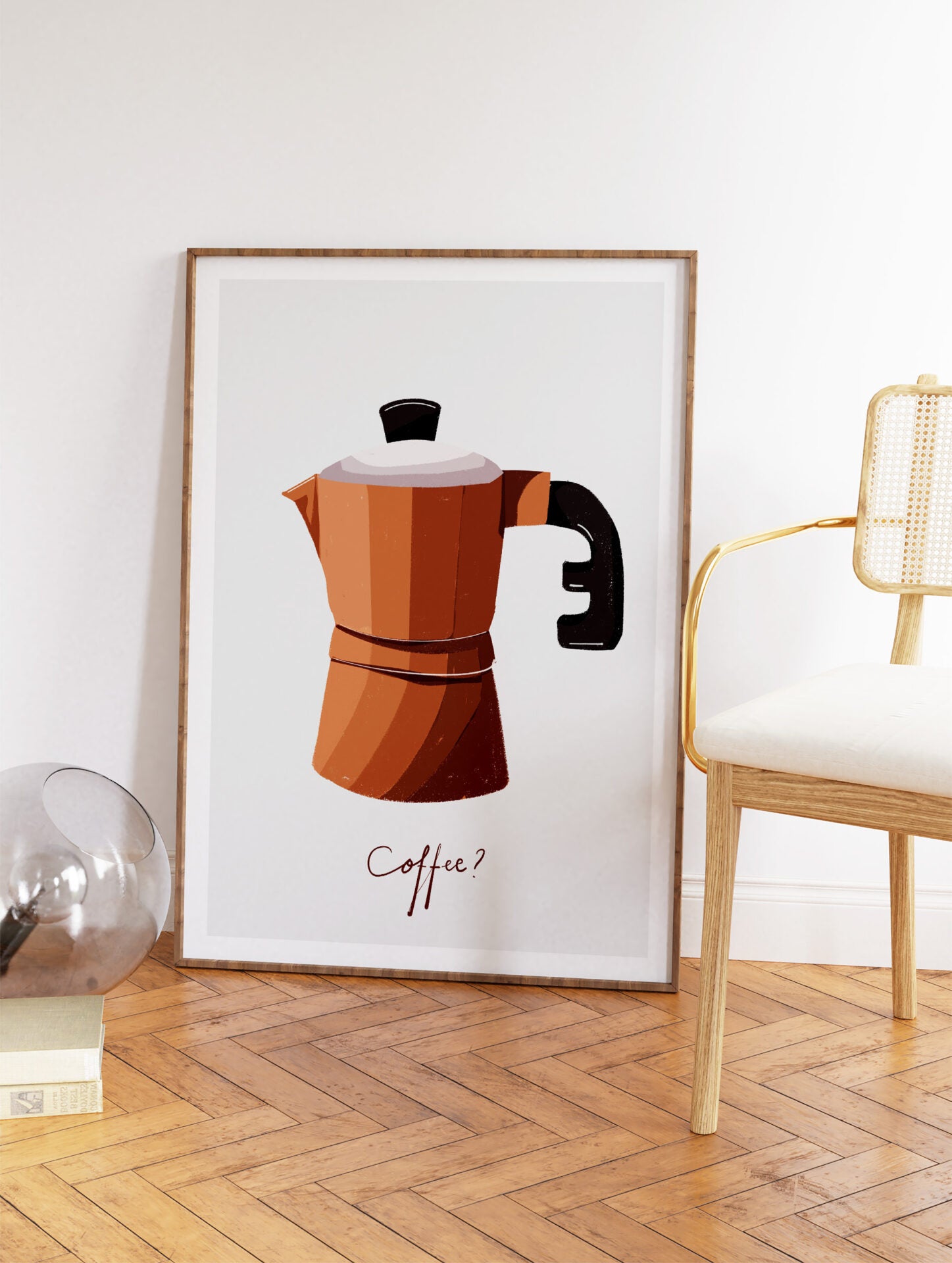 Italian Coffee Poster, Coffee Print