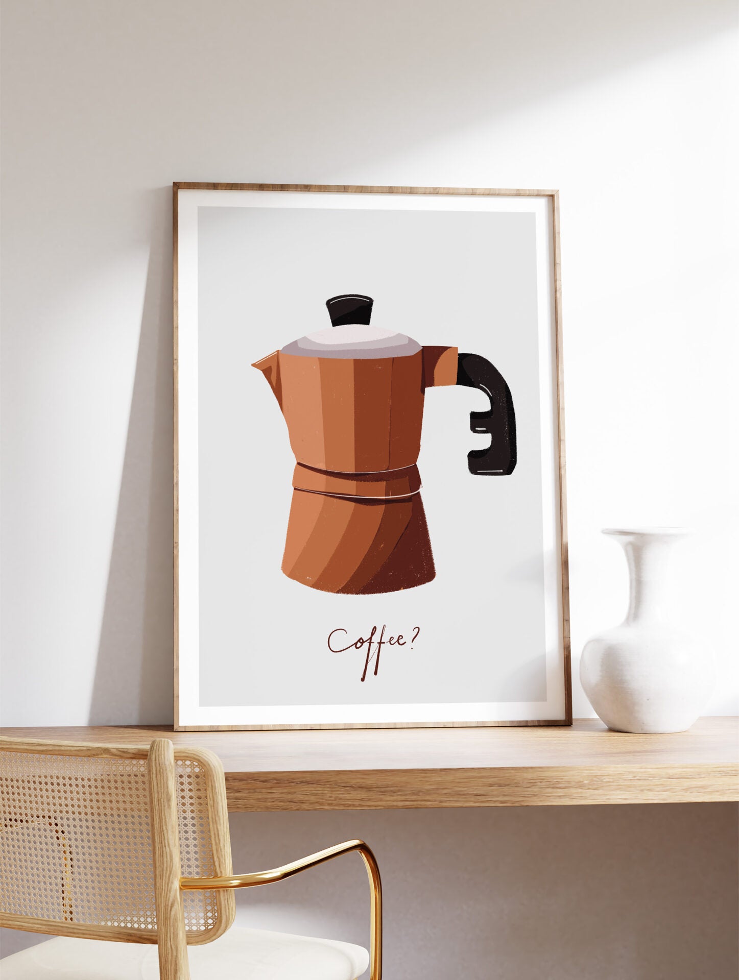 Italian Coffee Poster, Coffee Print