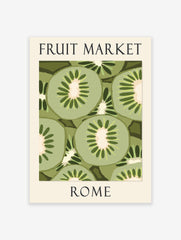 Kiwi Poster, Tropical Fruit Print