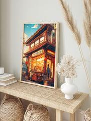 Ramen Shop Poster, Japanese Food Print