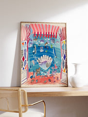 Seascape with Seashells Poster by Raoul Dufy, Raoul Dufy Print