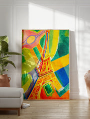 The Eiffle Tower Poster by Robert Delaunay, Robert Delaunay Print