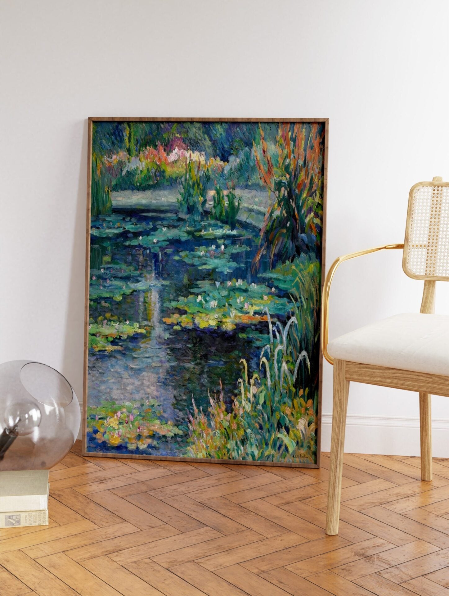 The Pond of Water Lilies Poster by Robert Antoine Pinchon, Robert Antoine Pinchon Print