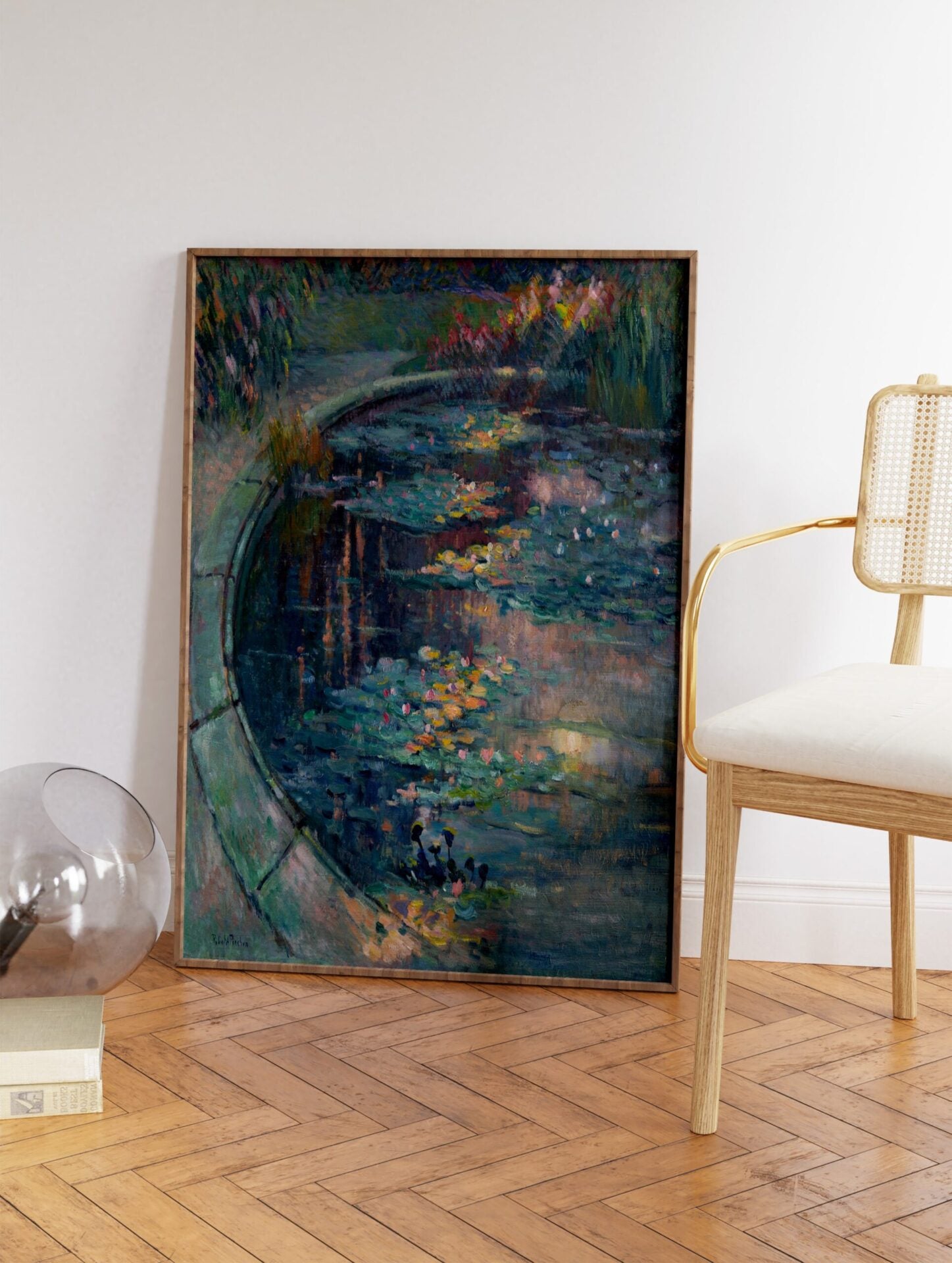 The Pond of Water Lilies Poster by Robert Antoine Pinchon, Robert Antoine Pinchon Print