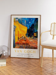 Cafe Terrace at Night Poster by Vincent Van Gogh, Vincent Van Gogh Print