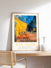 Cafe Terrace at Night Poster by Vincent Van Gogh, Vincent Van Gogh Print