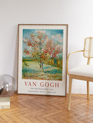 The Pink Peach Tree Poster by Vincent Van Gogh Poster, Vincent Van Gogh Print