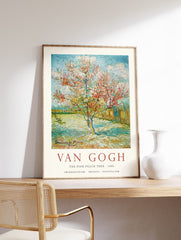 The Pink Peach Tree Poster by Vincent Van Gogh Poster, Vincent Van Gogh Print