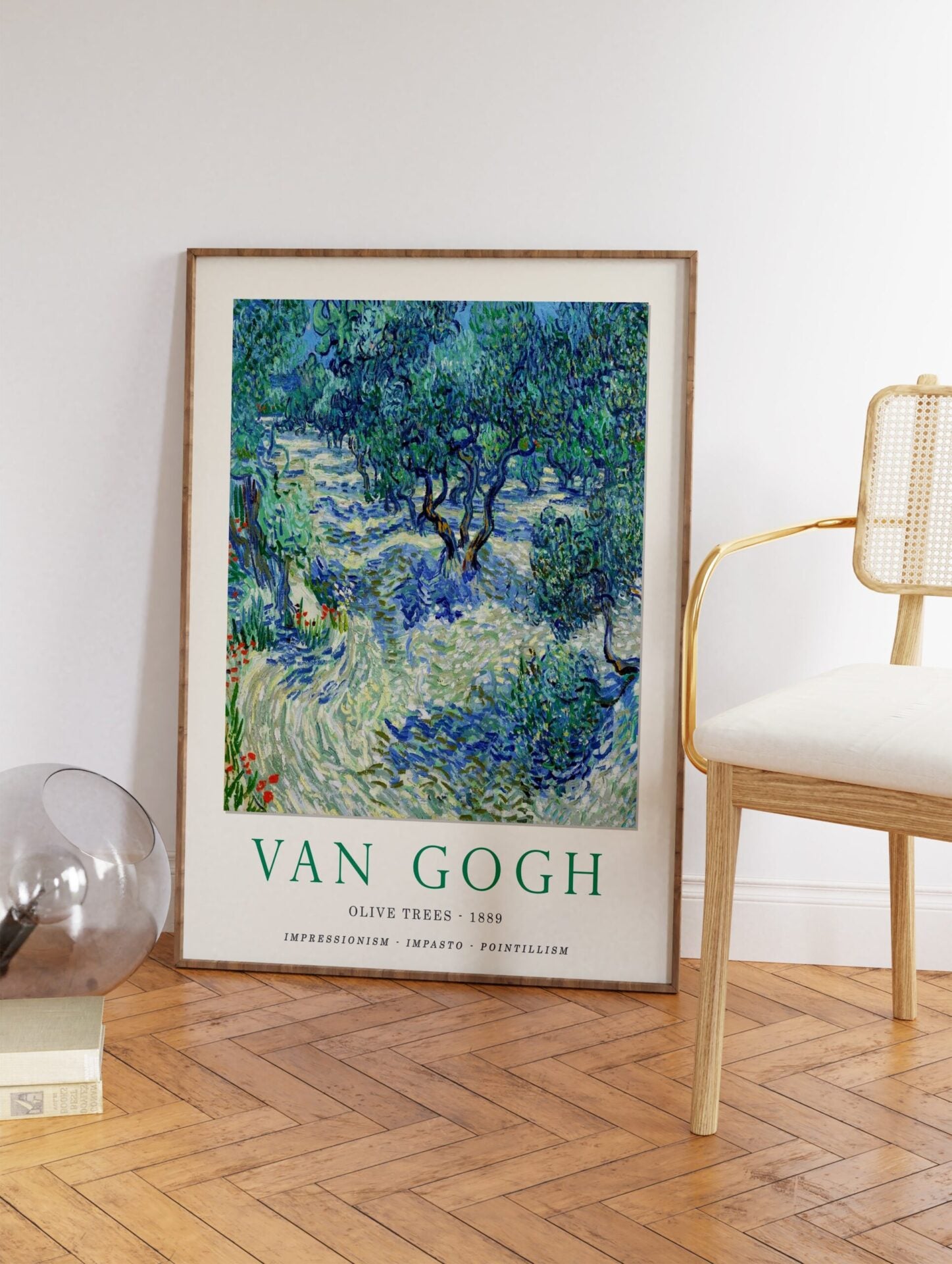 Olive Trees Poster by Vincent Van Gogh, Vincent Van Gogh Print