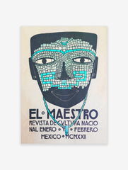 Mexican Face Poster, Traditional Mexican Print