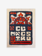 Mexican El Maestro Art Poster, Mexican Print