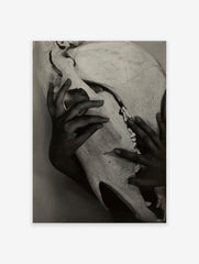 Black and White Hands Poster, Photographic Hands Print