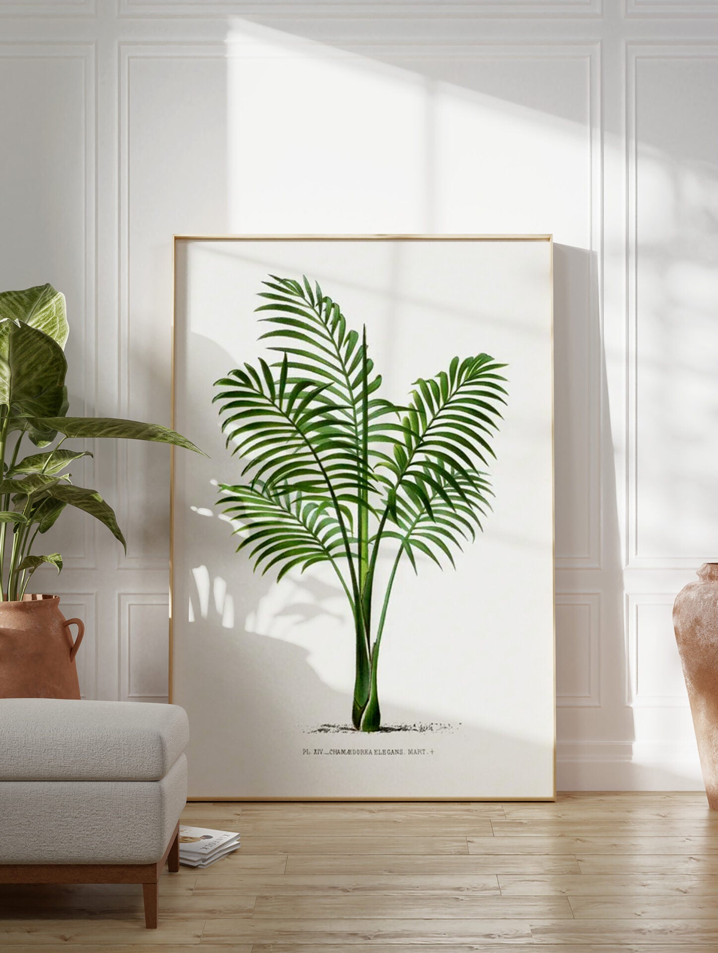 Palm Tree Poster, Tropical Art Print