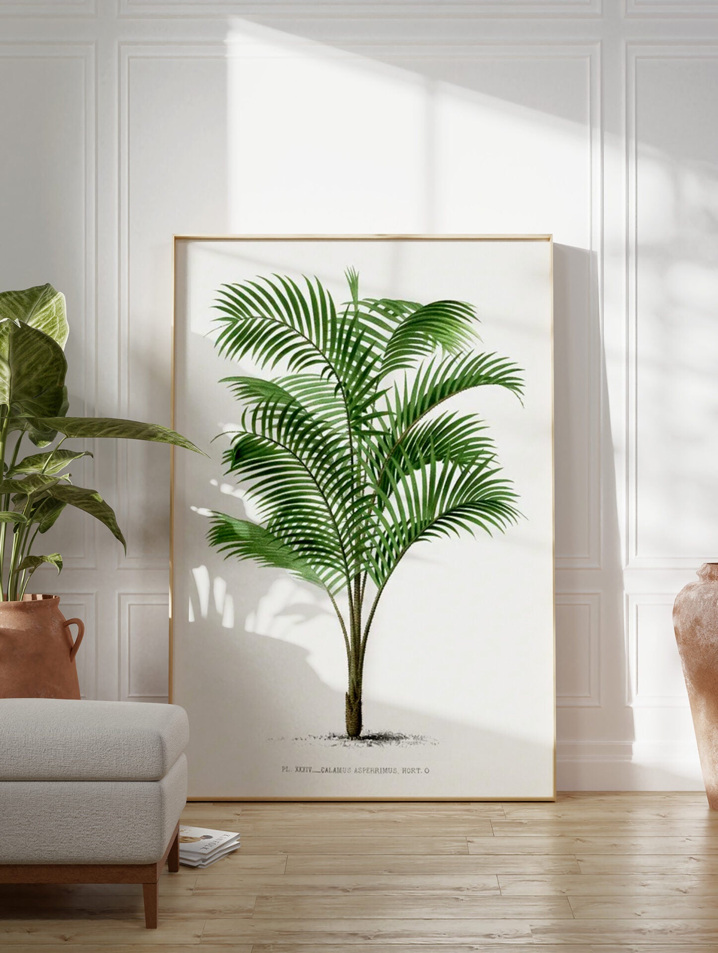 Palm Tree Poster, Tropical Art Print