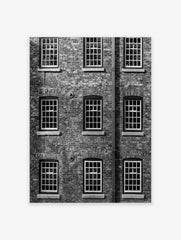 Black and White Windows Poster, Window Print