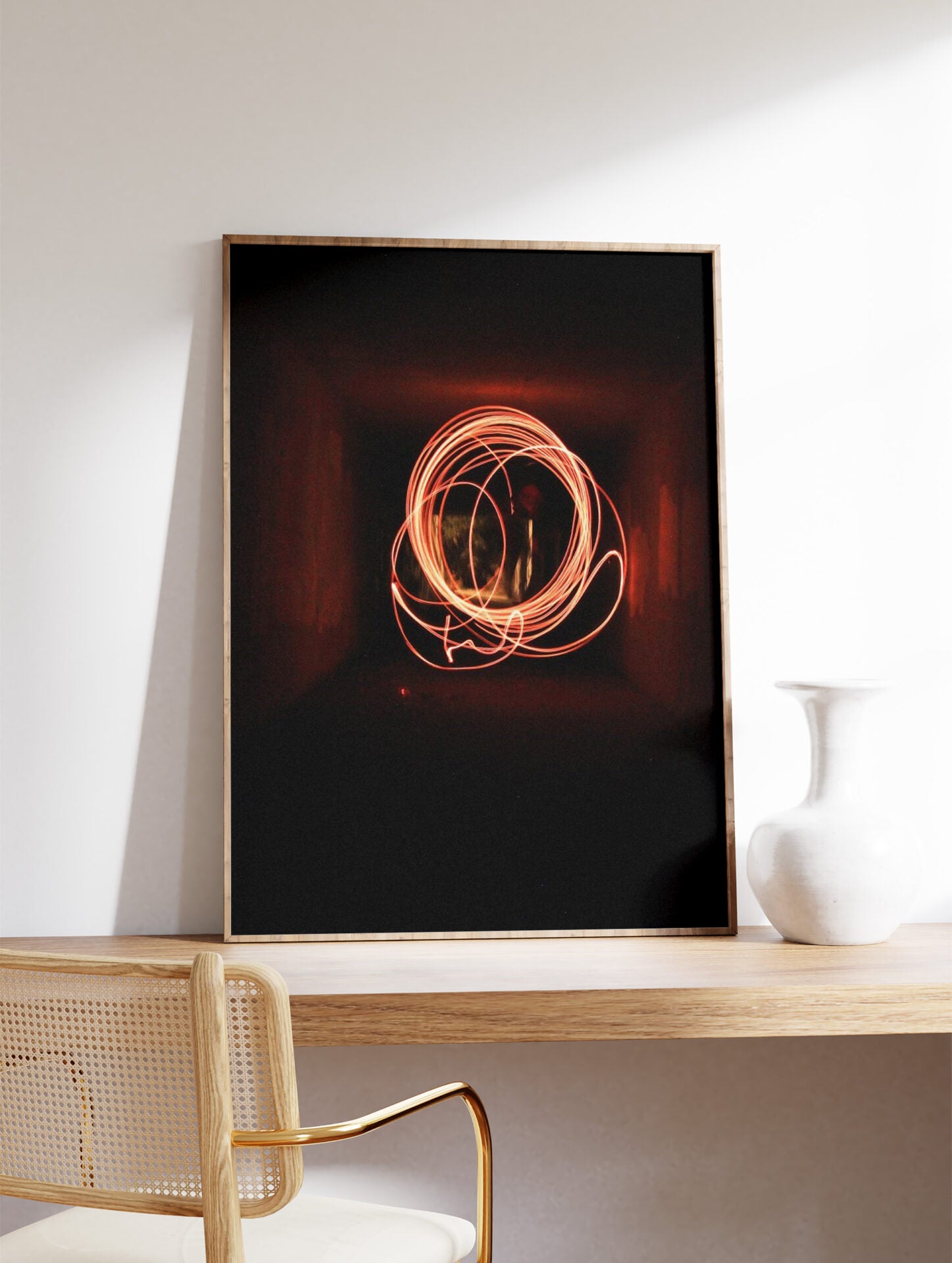 Neon Lights Poster, Photographic Neon Lights Print